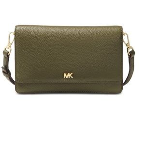 MICHAEL Michael Kors Leather Crossbody Wallet